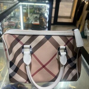Burberry Small Chester Nova Check Pattern Bag